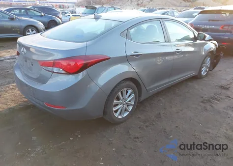 2014 Hyundai Elantra Se z USA, uszkodzony, nr VIN 5NPDH4AEXEH484345